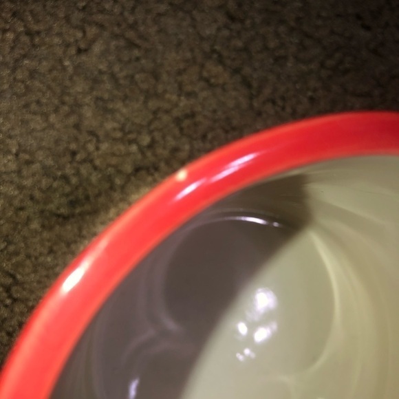 Anthropologie Hand Painted Colorway Monogram Initial Coffee Tea Mug Red J - Picture 7 of 10